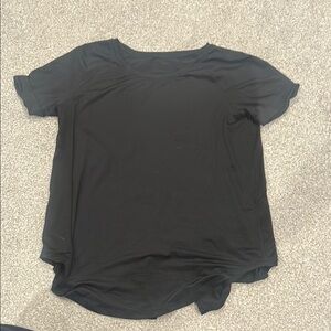 lululemon slit open back top